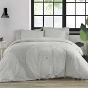 MARIMEKKO - Queen Duvet Cover Set, Smooth Cotton Percale Bedding with Matchin...