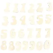 Little Learner Wooden Numbers 25 Pack