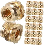 HEALEEP Elegant Brass Heat Set Insert Embedment Nuts 130pcs 3d Printed Threaded Inserts Fasteners