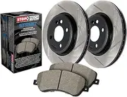 Stoptech 937.62038 Street Axle Pack, Slotted, Front