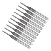 8x1.2mm Tungsten Carbide CNC End Mill CNC Router Bits Left Hand 10pcs