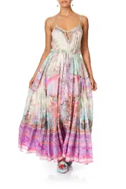 DRESS WITH FRONT TIE DETAIL ELECTRON LIBRE