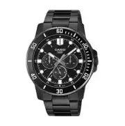 CASIO MTP-VD300B-1E Men's Analog Watch | Date & Day Display, Water Resistant, St