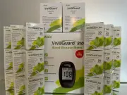 Viva Guard Diabetic Blood Glucose Test Strips QTY 1000 EXP 04/2026 + Free Meter