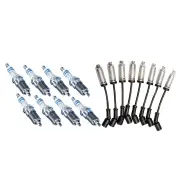 Bosch 8 Spark Plug+Lead Kit for Holden Statesman WH WK WL Monaro V2 VZ 5.7 V8