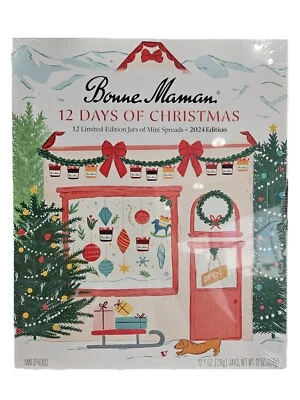 Bonne Maman 12 Days Of Christmas 12 Limited Edition Jars Of Mini Spreads 2024