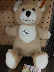 Steiff Original Mr. Secret Zipper TEDDY BABY BEAR /Mint with Tags BLONDE Tan