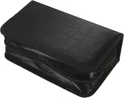 FELTECHELECTR CD Storage Holder Compact Capacity CD Wallet Organizer Case Portable Disc Carrying Pouch Sleek Design for and Transport of DVDs and