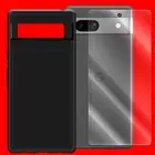 Bubble-Free 9H Tempered Glass Screen Protector Film TPU Case fit Google Pixel 7a