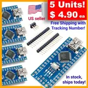 **5 units!** V3.0 ATMEGA328P CH340 Board - Compatible with Arduino Nano IDE