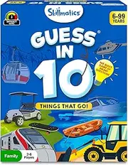 Skillmatics Card Game : Guess in 10 Things That Go! | Gifts for 6 Year Olds and Up | Quick Game of Smart Questions | Super Fun for Travel & Family Game Night