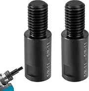 2pcs 5/8"-11 Angle Grinder Extension Shaft Connecting Rod, Angle Grinder Attachments for Polishing Wheel Kit Accessories