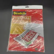 NEW 3M-Scotch Thermal Gloss Laminator Pouches 3 Mil 20/Pkg-9"X11.4"