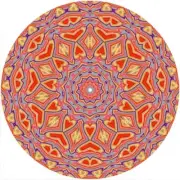 Slipmat Scratch Pad Felt for 12" Turntable LP DJ Record Player KALEIDOSCOPE 3