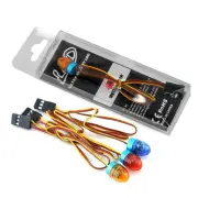 RS Red Spider Multicolor Flashing Lights for 1/10 RV Cars 1/8 Climbing Trucks 1/14 Tamiya Tractor Excavator Bulldozer RC
