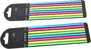 jojofuny 2Pcs Portable Page Markers Fluorescent Highlight Strips for Home Office School Use Practical Note Tabs for Easy Reading Annotation Safe Material Cost