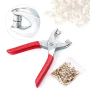 100 PCS Eyelets + Grommet Pliers Eyelets Set Tools For DIY Shoes Clothes Manual