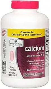 Calcium 600Mg with Vitamin D-3 600Tablets