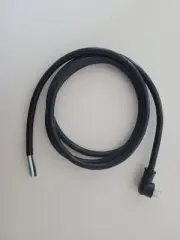 Flat Plug 10 Gauge Power Cord - 10ft15 Amp Black Heavy Duty 10/3 SJT 3 Prong ...