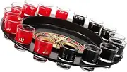 1 Set Russian Roulette Shot Roulette Game Set Funny Wheel Drinking Game Set Interactive Adult Party Games