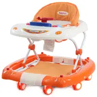 在飛比找博客來優惠-BabyBabe 多功能汽車嬰幼兒學步車-橘