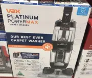NEW VAX Platinum Power Max Carpet Washer VX100