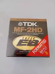 New TDK MF-2HD 3.5" Floppy Disks Pack of 10 Sealed