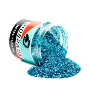 2oz Sky Dive 0.015 Blue Metal Flake - Solvent Resistant Glitter