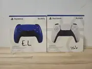 2x Sony PS5 DualSense Wireless Controllers CFI-ZCT1W - Blue & White