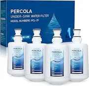 [PERCOLA] F-201R Under Sink Water Filter, Replacement for InSinkErator Instant Hot & Hot/Cool Water Dispensers Water Filter Cartridge F-201R, 500 Gallons (4 Packs)