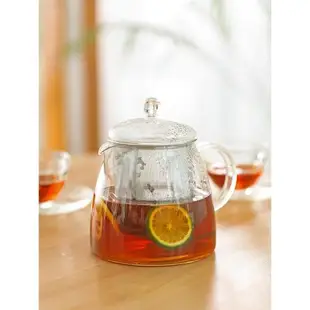 HARIO日本耐熱玻璃茶壺 帶不銹鋼過濾網泡茶壺茶具CHEN