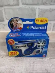 POLAROID FUN SHOOTER FLASH DISPOSABLE CAMERA 400 Speed 27 Exposure EXP 09/2008