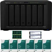 Synology DS1621+ DiskStation 32GB RAM 800GB CACHE 24TB (6x4TB) Plus Drives
