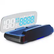 GPS HUD Car Head Up Display MPH KMH Speedometer Meter Compass Overspeed Alarm (for: Renault)