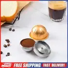 Refillable Reusable Capsule Coffee Filter Pods for Nespresso Vertuo Next