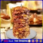 Metal BBQ Rack for Steak Beer Vertical Meat Skewer Grill with Handle Accessories