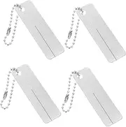 BRIGHTFUFU Sharpener 4pcs Fish Hook File Sharpening Steel Portable Fishing Hook Sharpener