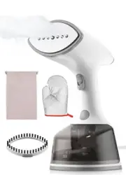 Lithomy Travel Steamer 1500W Fast Heat Up Handheld Garment Steamer Portable