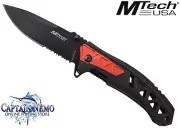 MTECH USA LINERLOCK FOLDING POCKET KNIFE STAINLESS STEEL TACTICAL SWAT MTA1026RD