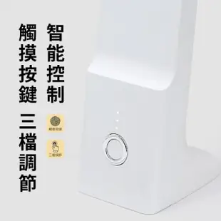 【OMG】LED柔和護眼折疊檯燈 小夜燈 學習檯燈 USB充電款1200mAh(TD-777)