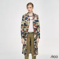 在飛比找momo購物網優惠-【iROO】迷彩風衣外套