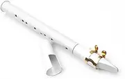 Labymos White Mini Pocket Saxophone Portable Little Sax with Black Carrying Bag Woodwind Instrument
