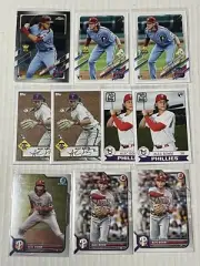 2021-22 Topps Bowman Alec Bohm Lot x10 Assorted MLB Cards