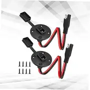 SEWOART Solar Panel Connector Kit Quick Connection Cable 0.5m 8 Screws Insulation Versatile for Solar Cell Battery Charging