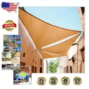 Elegant Custom 6' x 9' Triangle Sun Shade Sail - Perfect for Patios & Weddings