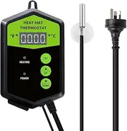 SunStream Seedling Germination Rooting Fermentation Reptiles Digital Heat Mat Thermostat Temperature Controller