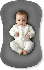NURTURE KNOTS Lounger for Baby, Bionic Design Baby Nest Sleeper Infant Lounger for Newborn 0-24 Months
