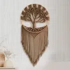 Tree Macrame Wall Hanging Prop Party Apartment Bohemian Tapestry Wall Decor