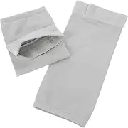 NULYLU 1 Pair of Lightweight Breathable Elbow Sleeves Summer Arm Protection for Weightlifting Grey Unisex Comfortable Compression for Elbow Joint Support