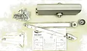 NORTON 9303 SERIES ALUMINUM 689 DOOR CLOSER w/PA TRI-MOUNTABLE